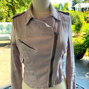 Free People Cotton Moto Jacket